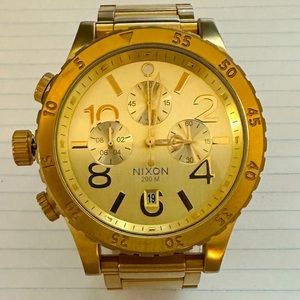 Nixon 48-20 Chrono All Gold
